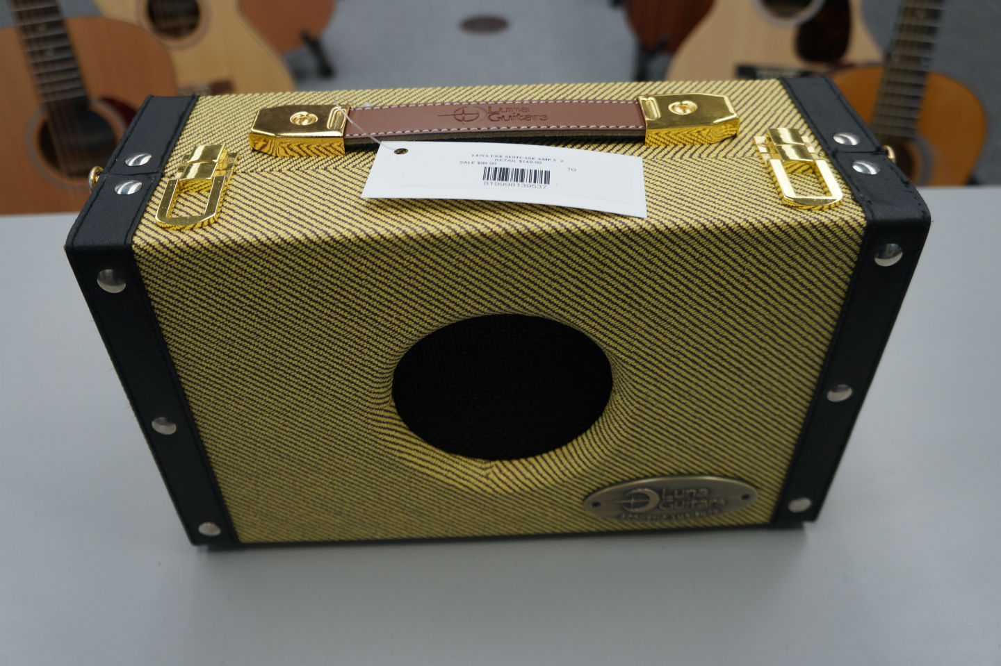 Luna Uke Suitcase Amp w/Battery and AC Adapt